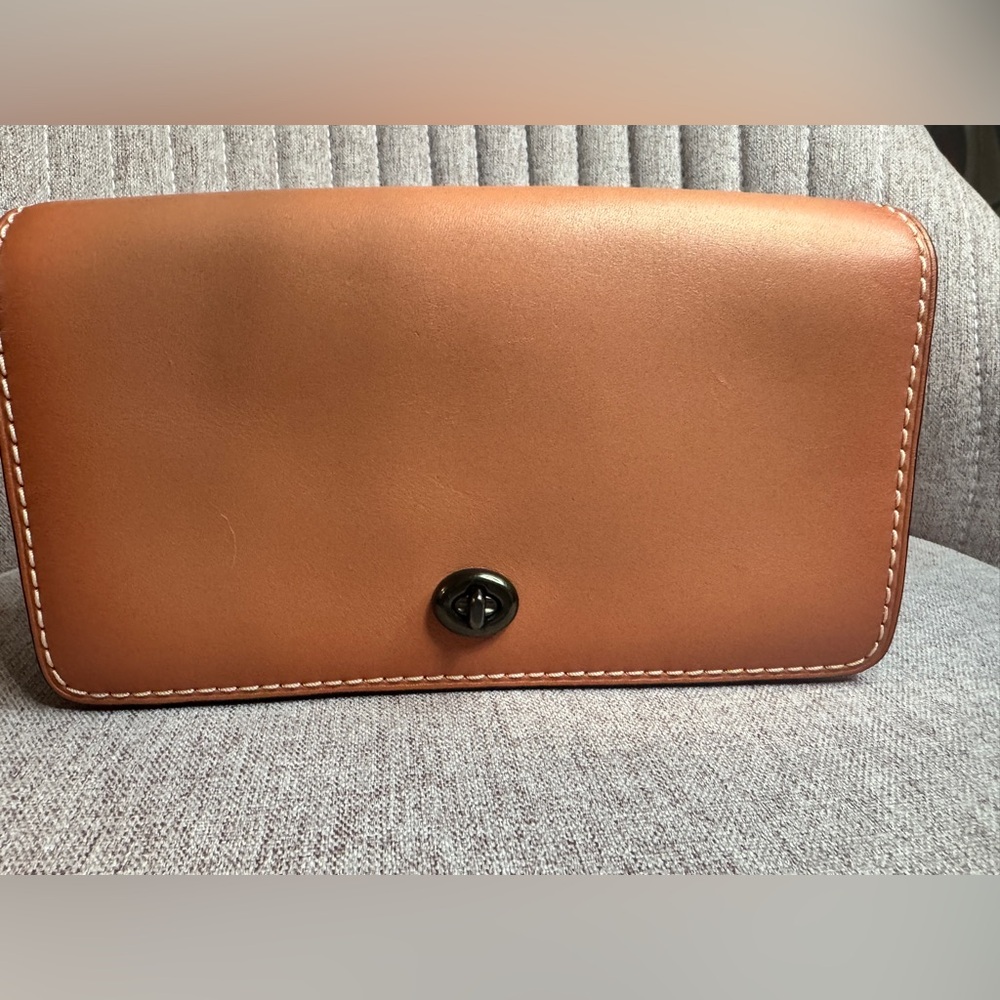 COACH 1941 Dinky Color Block Pink & Black Convertible Strap Crossbody Bag